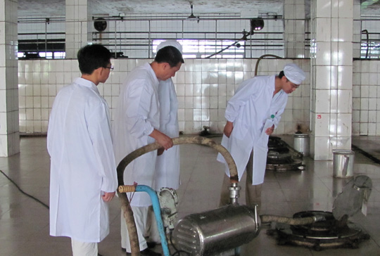 省安監總隊隊長羅國卿一行蒞臨我司檢查指導安全生產工作